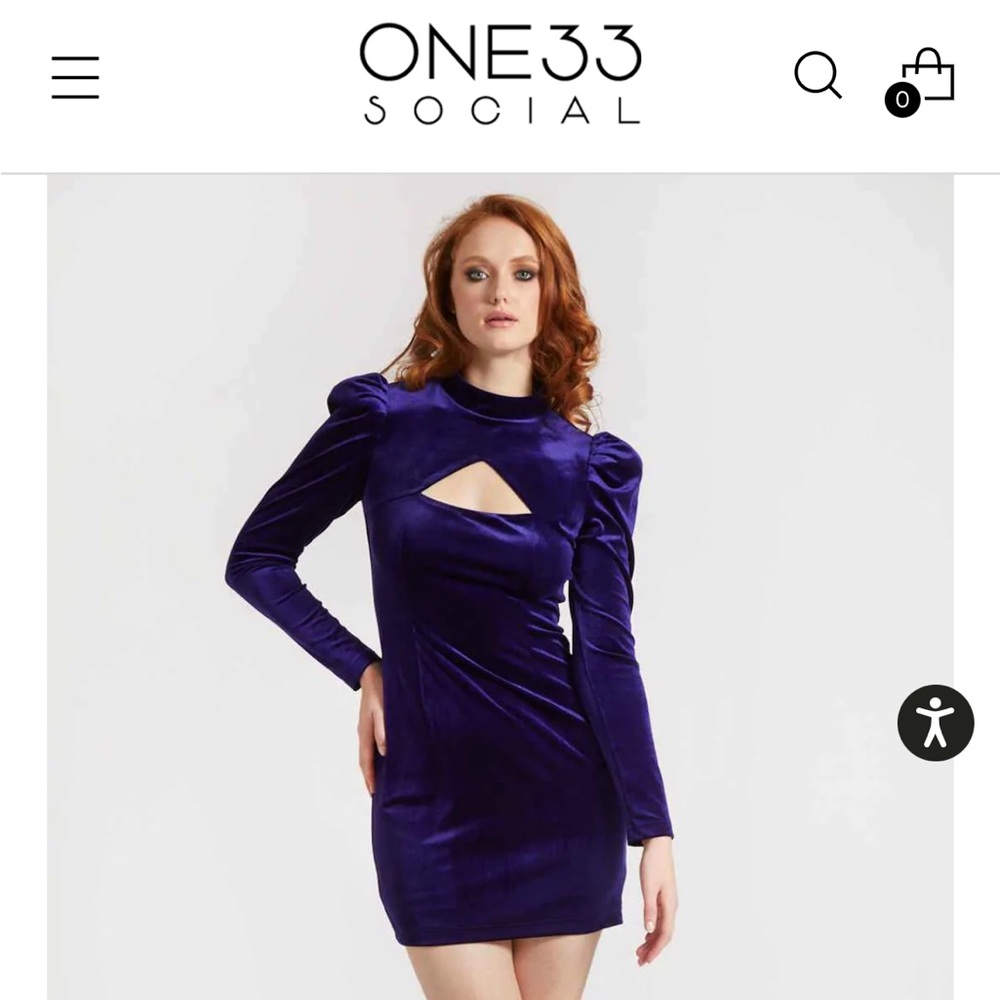 One 33 Social Puff Sleeve Cocktail Dress ✨